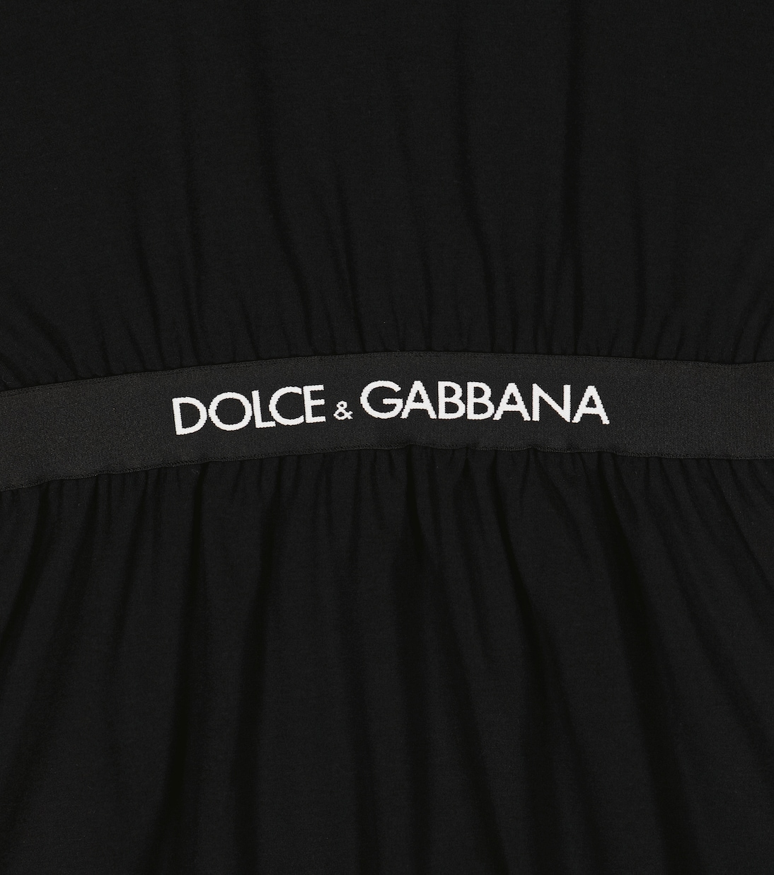 Logo cotton-blend dress | Dolce&Gabbana Kids