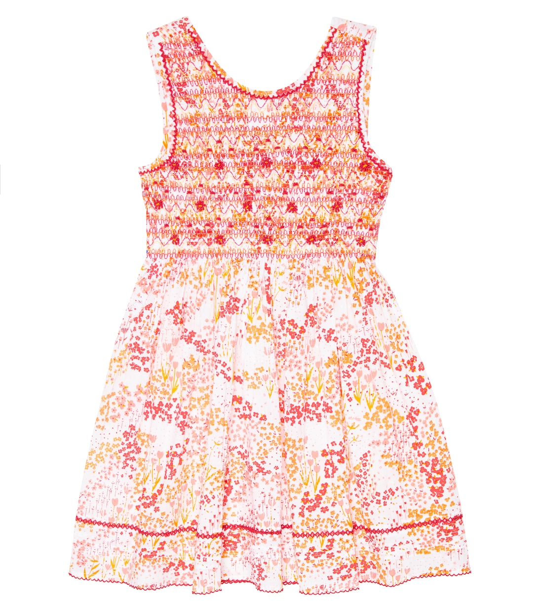 Amelie floral viscose dress | Poupette St Barth Kids