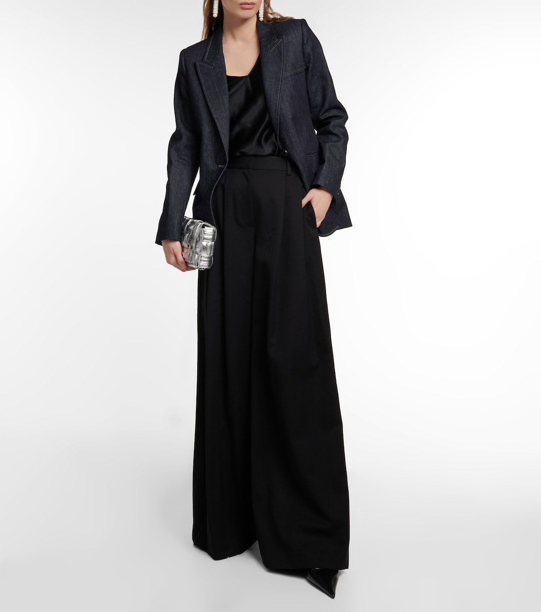 Pantalon ample Dillon en laine vierge | Nili Lotan
