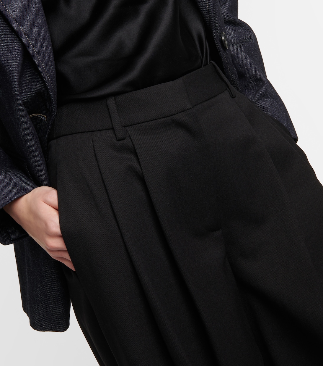 Pantalon ample Dillon en laine vierge | Nili Lotan