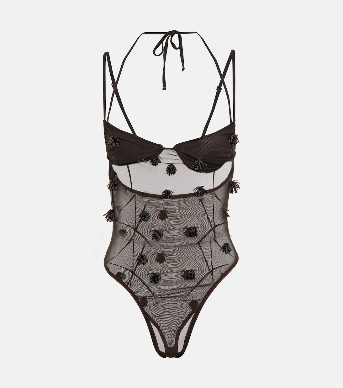 Appliqué mesh bodysuit | Jacquemus