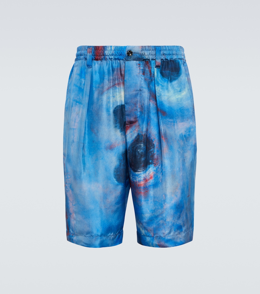 Shorts de seda estampados | Marni