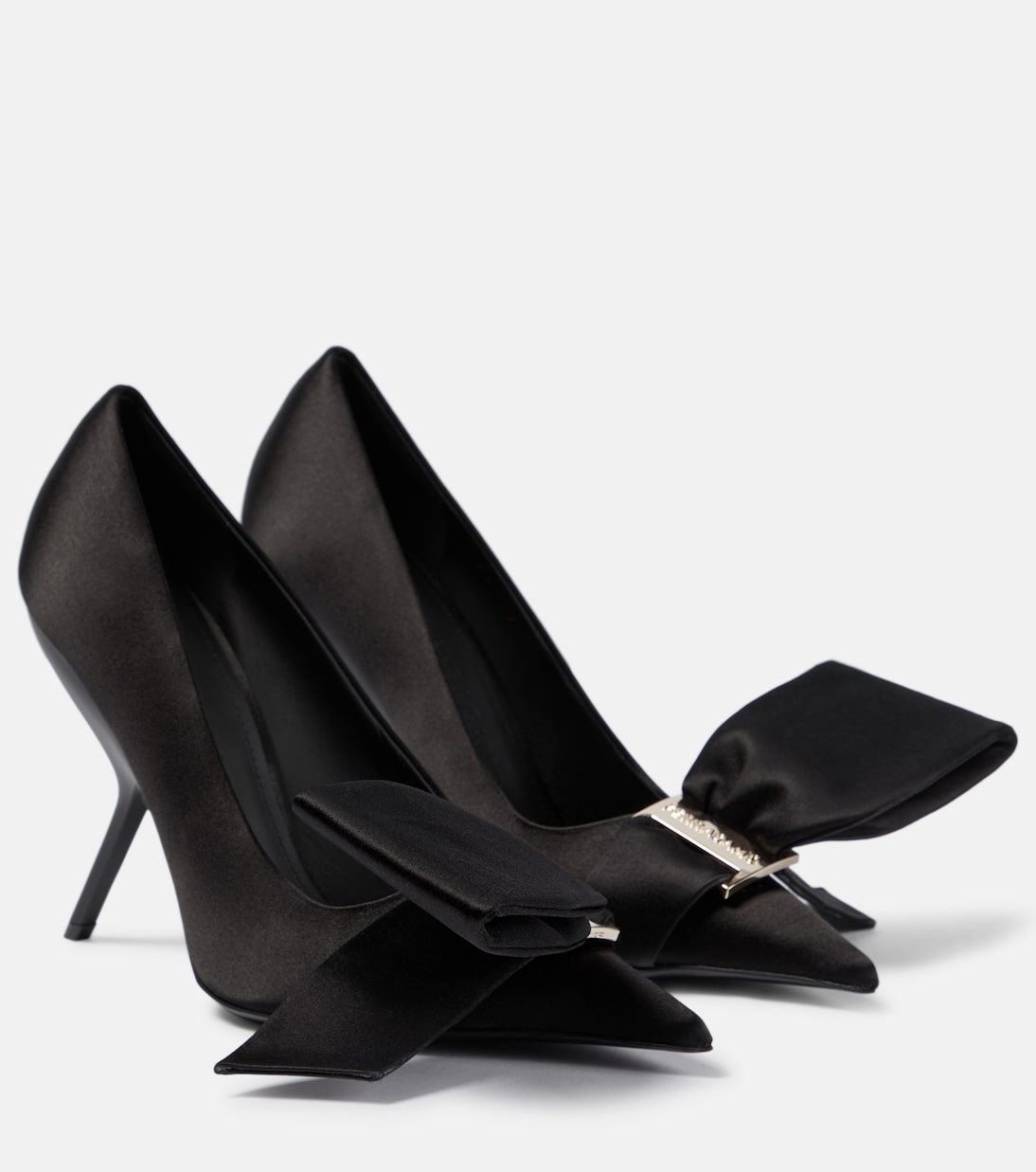 Verzierte Pumps Erica aus Satin | Ferragamo