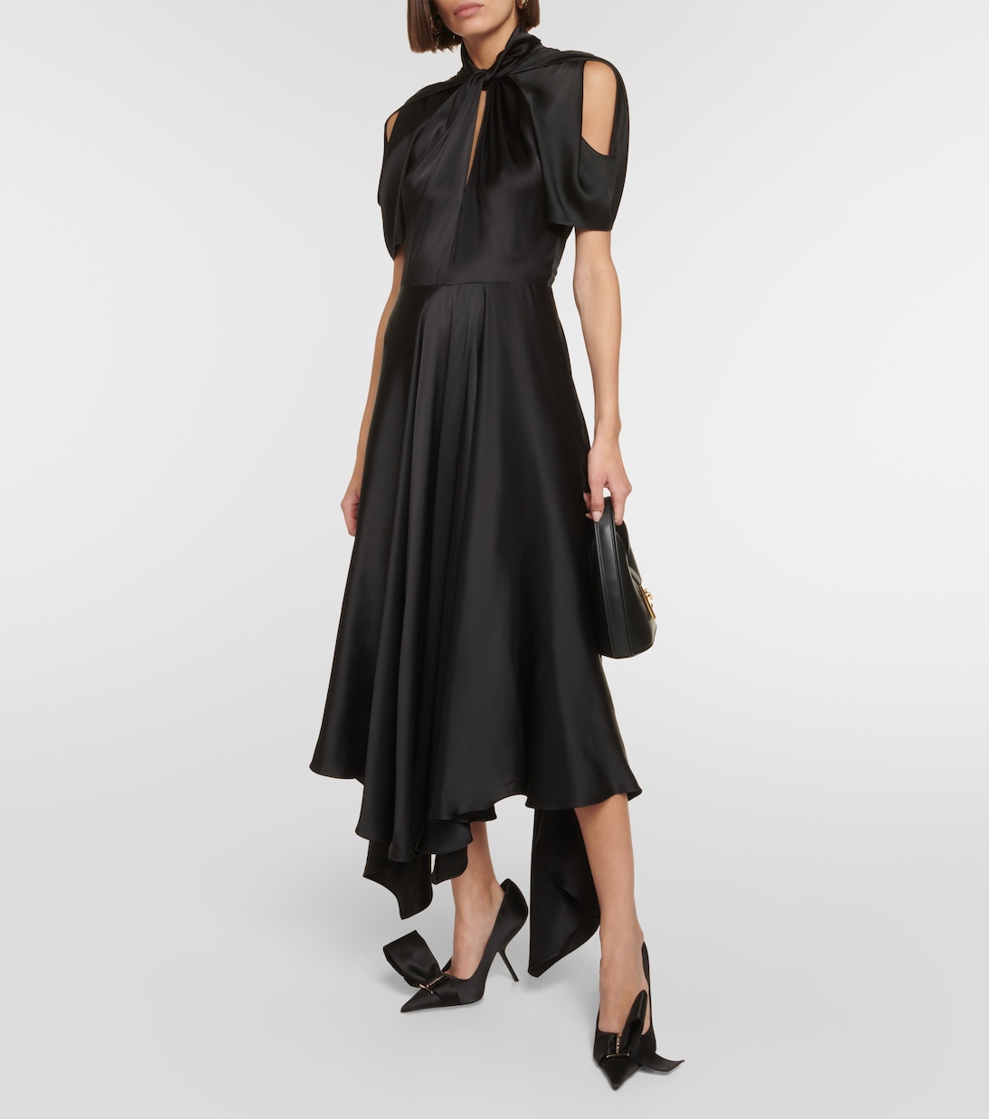 Verzierte Pumps Erica aus Satin | Ferragamo