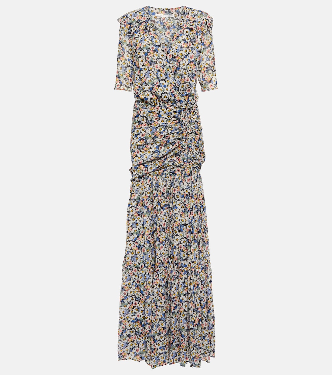 Bedrucktes Maxikleid aus Seide | Veronica Beard