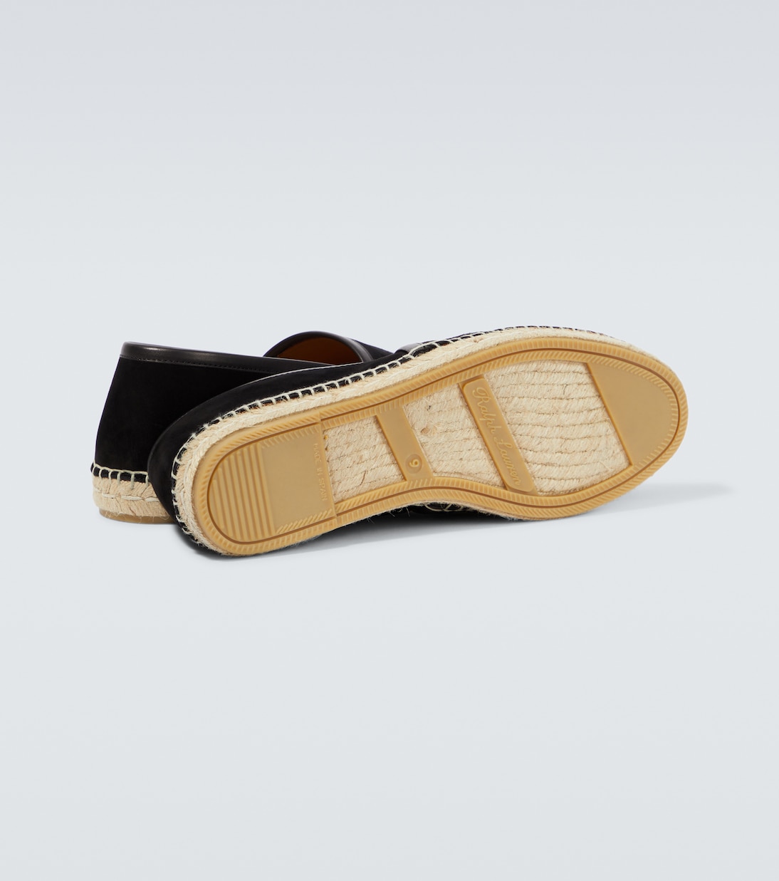 Espadrilles à nœud en cuir | Ralph Lauren Purple Label