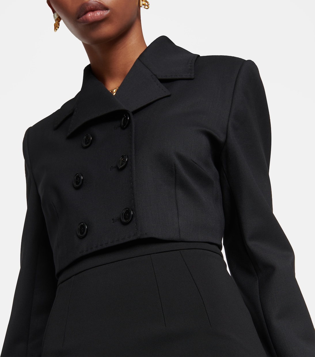Cropped-Blazer aus einem Wollgemisch | Dolce&Gabbana