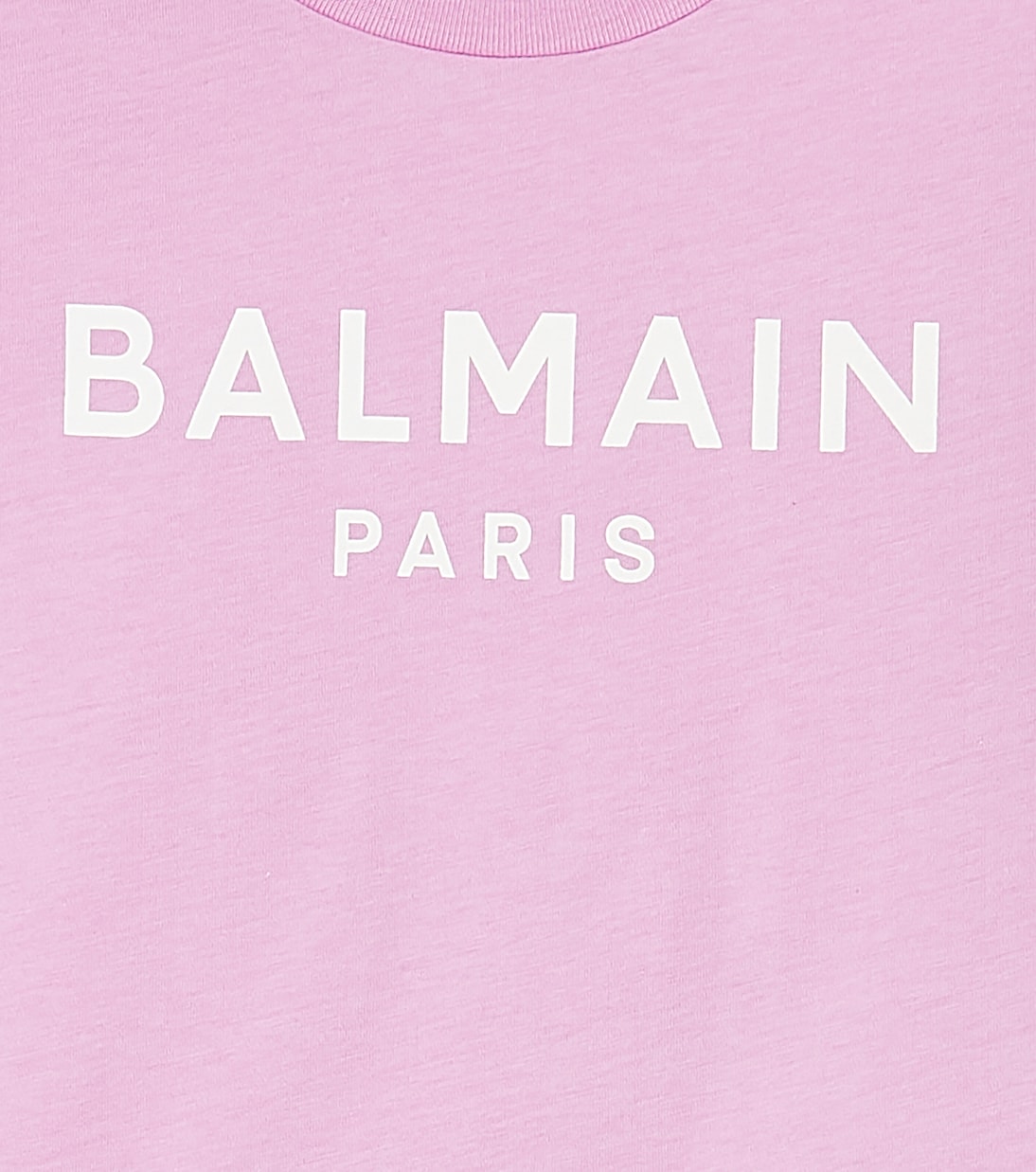 로고 코튼 저지 티셔츠 | Balmain Kids