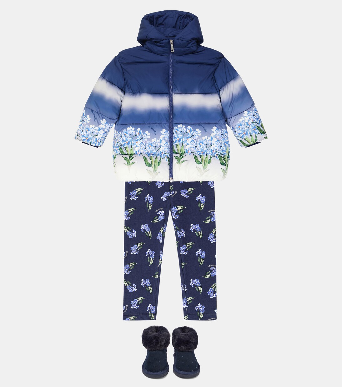 Abrigo acolchado floral | Monnalisa