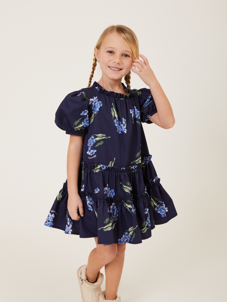 Robe en coton à fleurs | Monnalisa