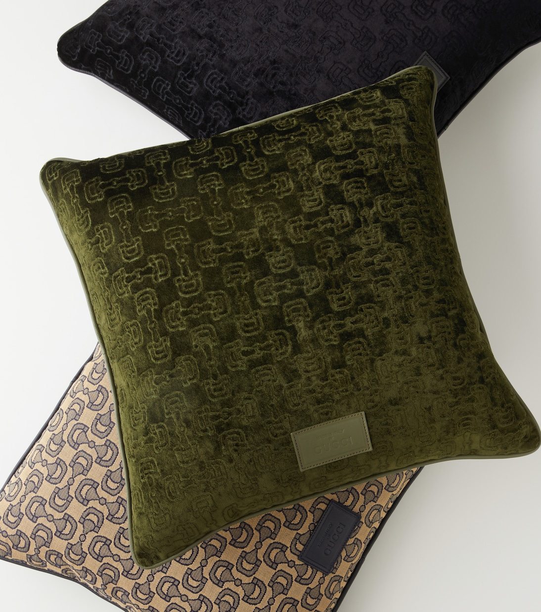 Horsebit printed cushion  | Gucci