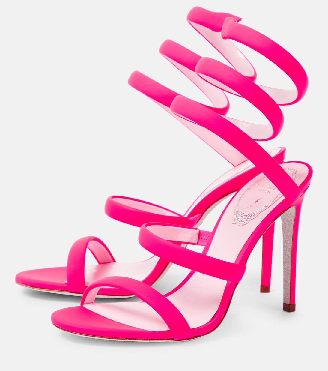 Sandalen Cleo aus Veloursleder | Rene Caovilla