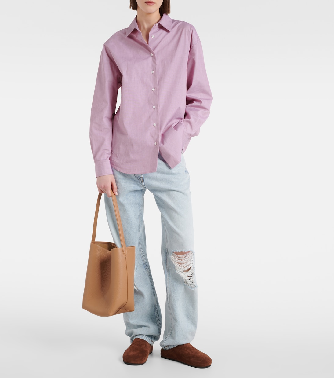Borsa N/S Park Medium in pelle | The Row