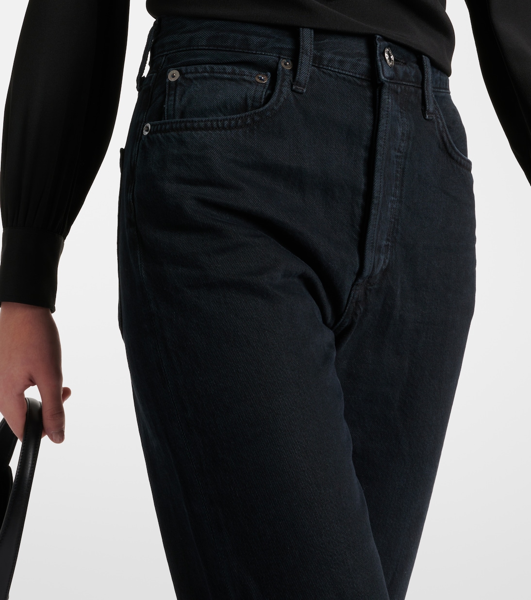 90's Pinch Waist high-rise straight jeans | Agolde