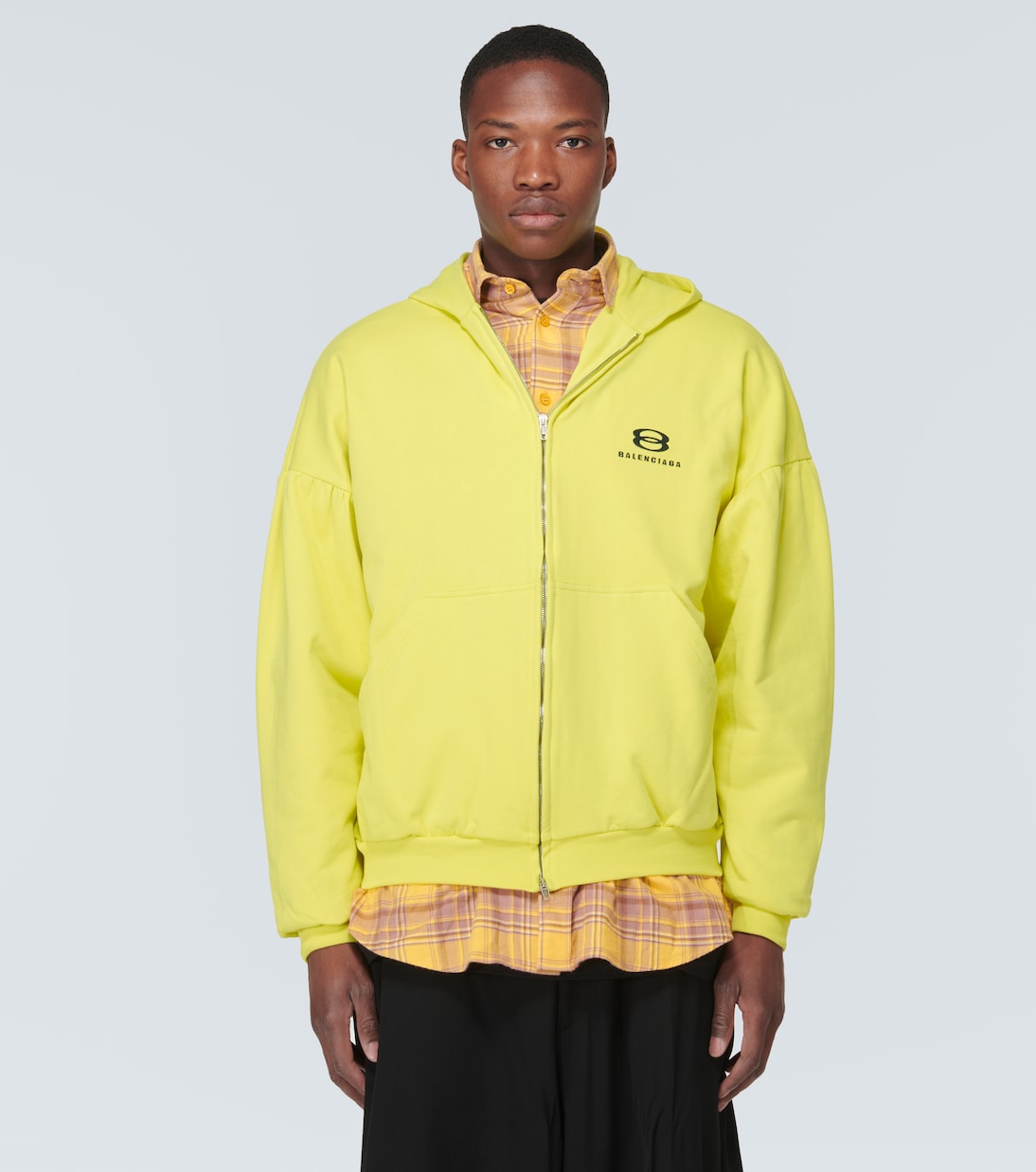 Balenciaga oversized hoodie yellow deals