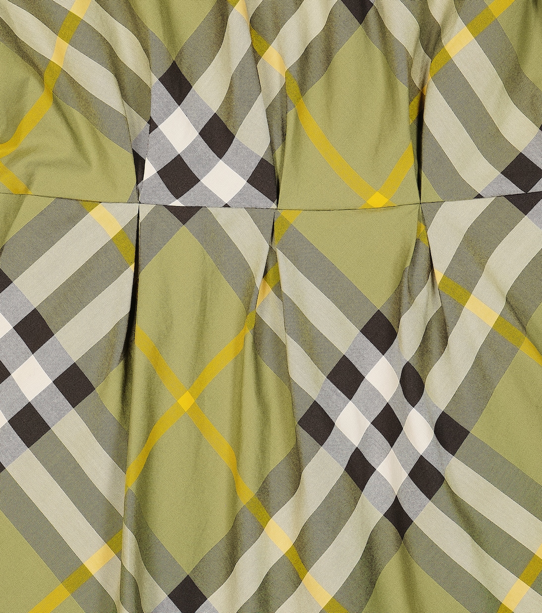 Vestido de algodón con Burberry Check | Burberry Kids