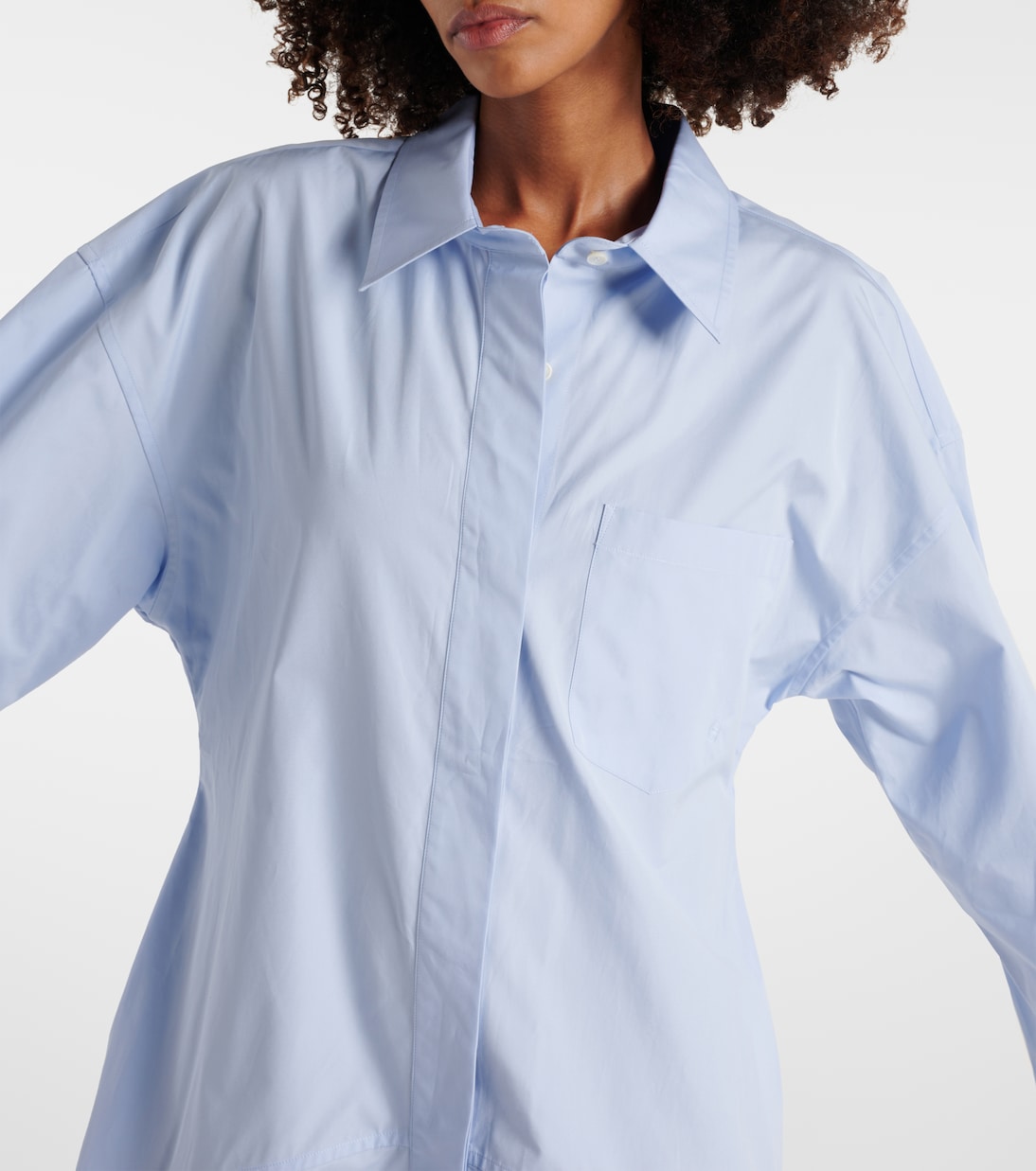 Vestido camisero de algodón | Stella McCartney