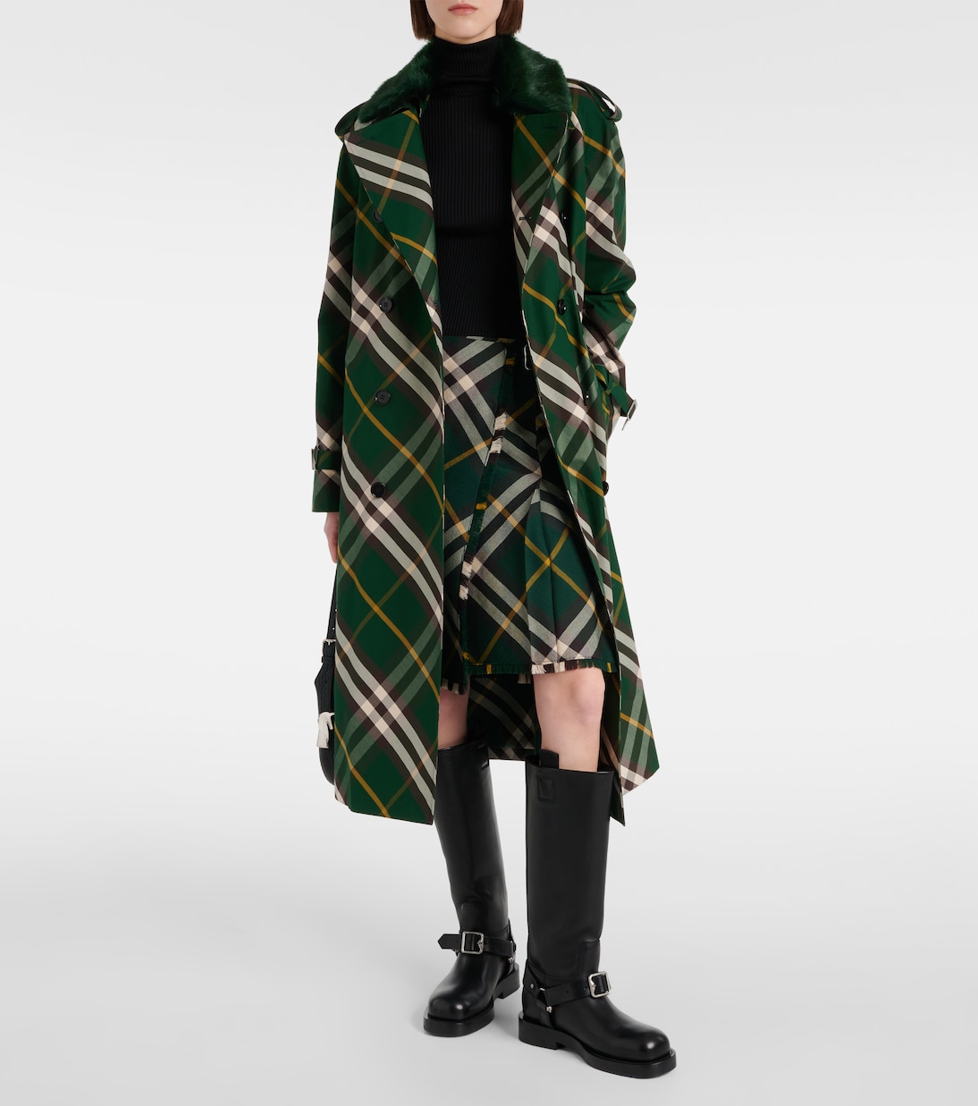 Trench-coat Burberry Check en coton | Burberry