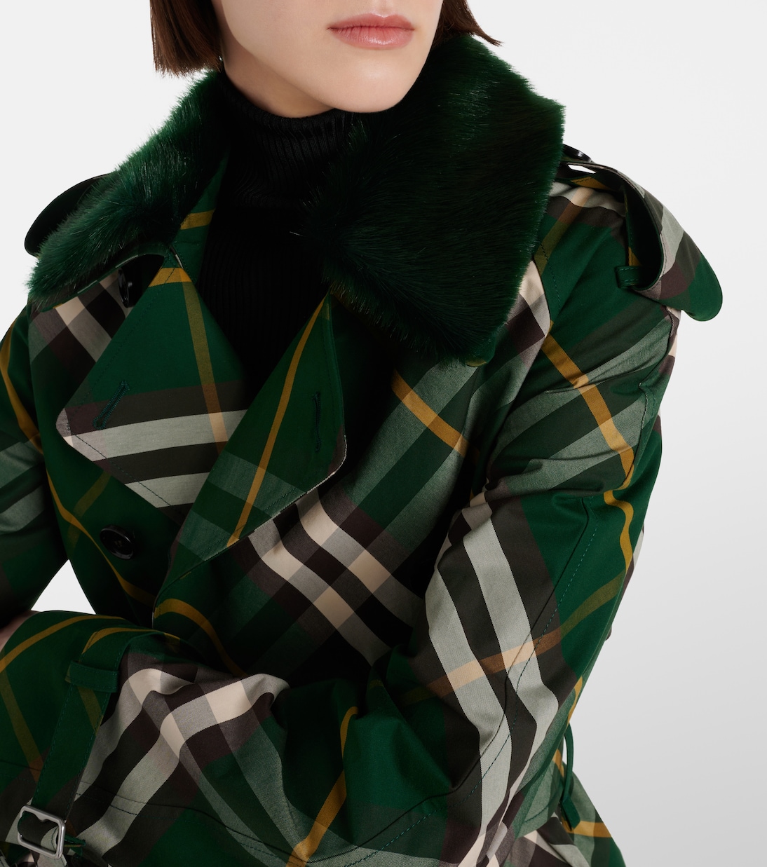 Trench-coat Burberry Check en coton | Burberry