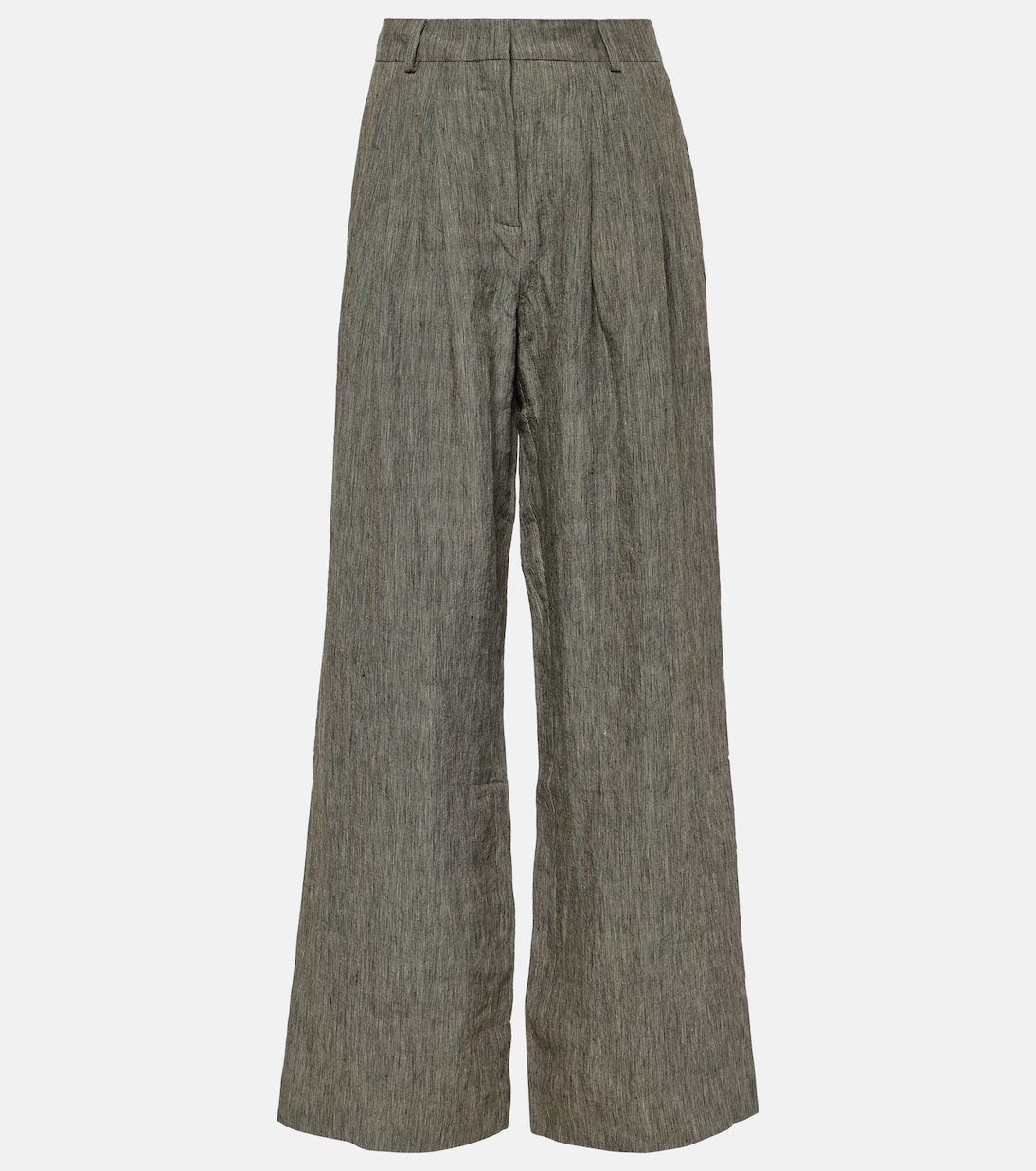 Weite High-Rise-Hose Amadine aus Leinen | Tove
