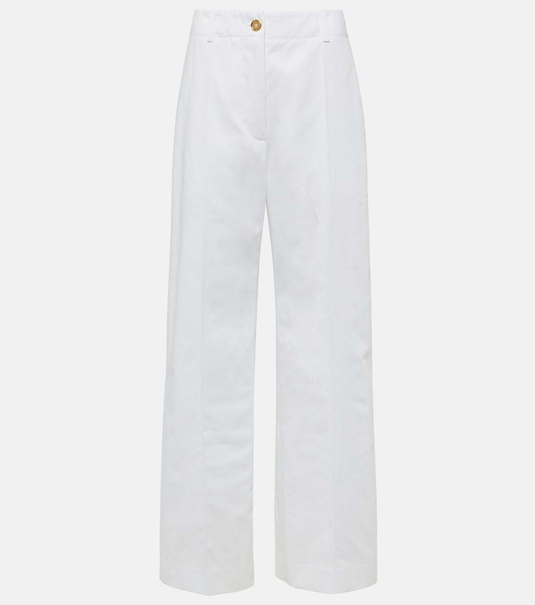 Pantaloni a gamba larga in cotone a vita alta | Patou