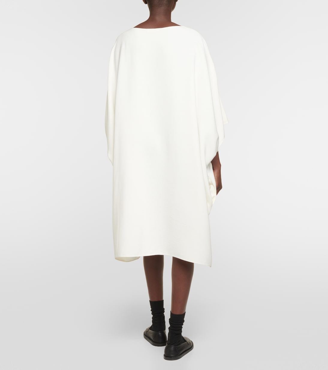 Oversize-Midikleid Abasi aus Wolle und Seide | The Row