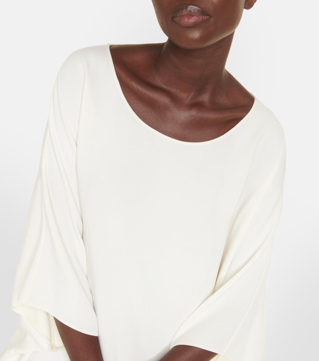 Oversize-Midikleid Abasi aus Wolle und Seide | The Row