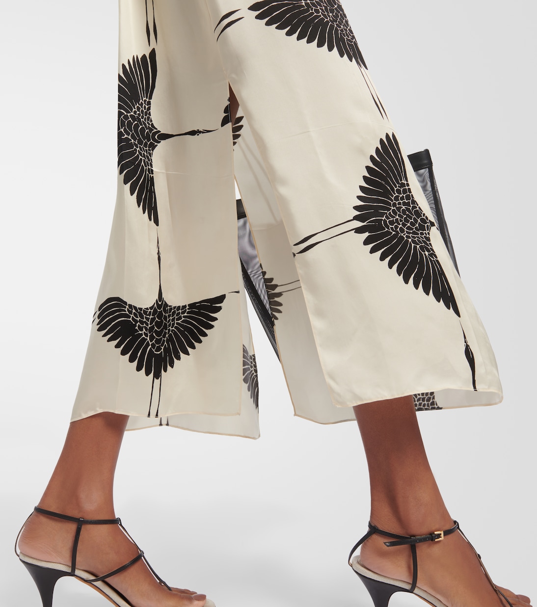 Sicily printed twill midi dress | Khaite