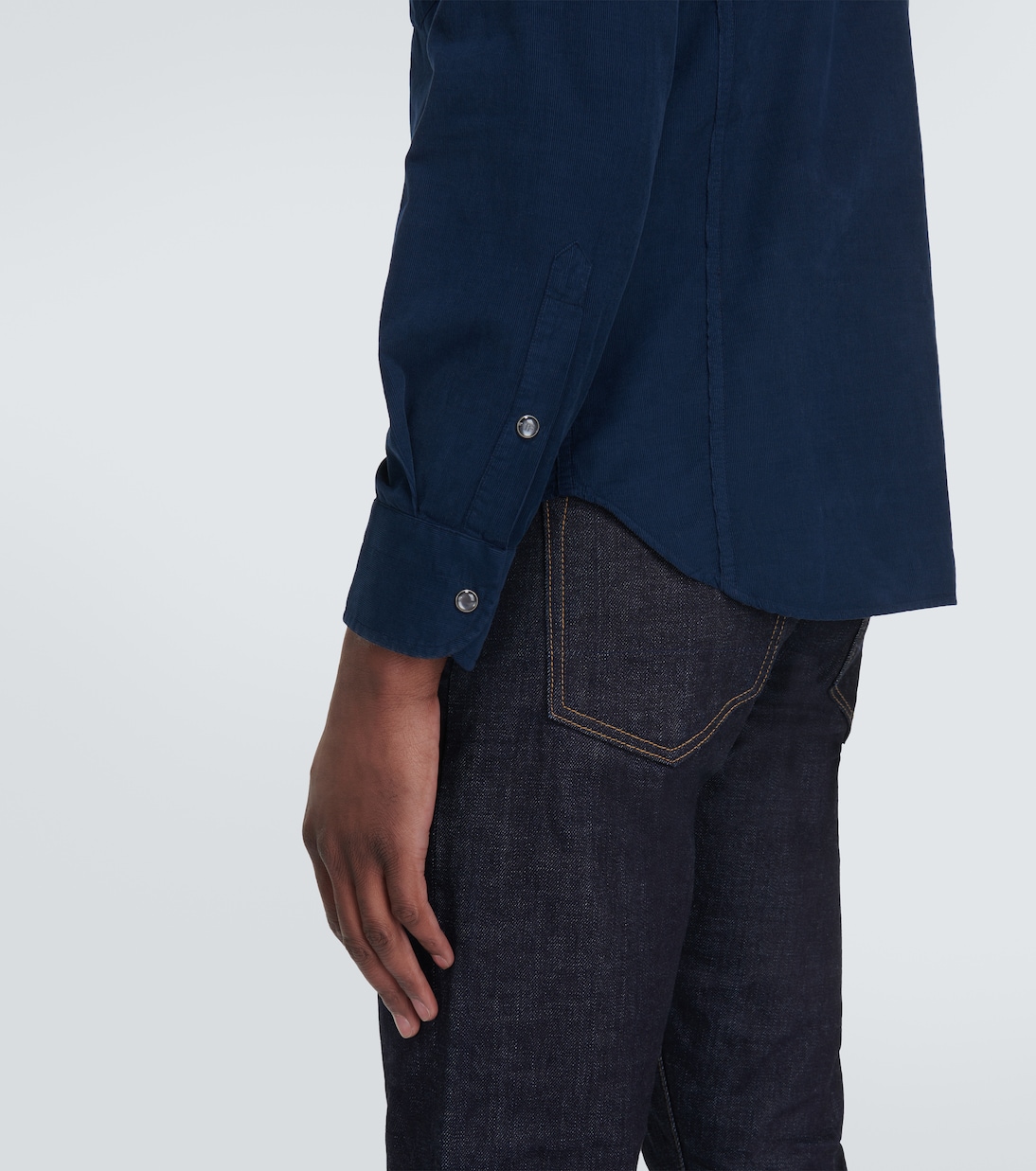 Camisa western de pana de algodón | Tom Ford
