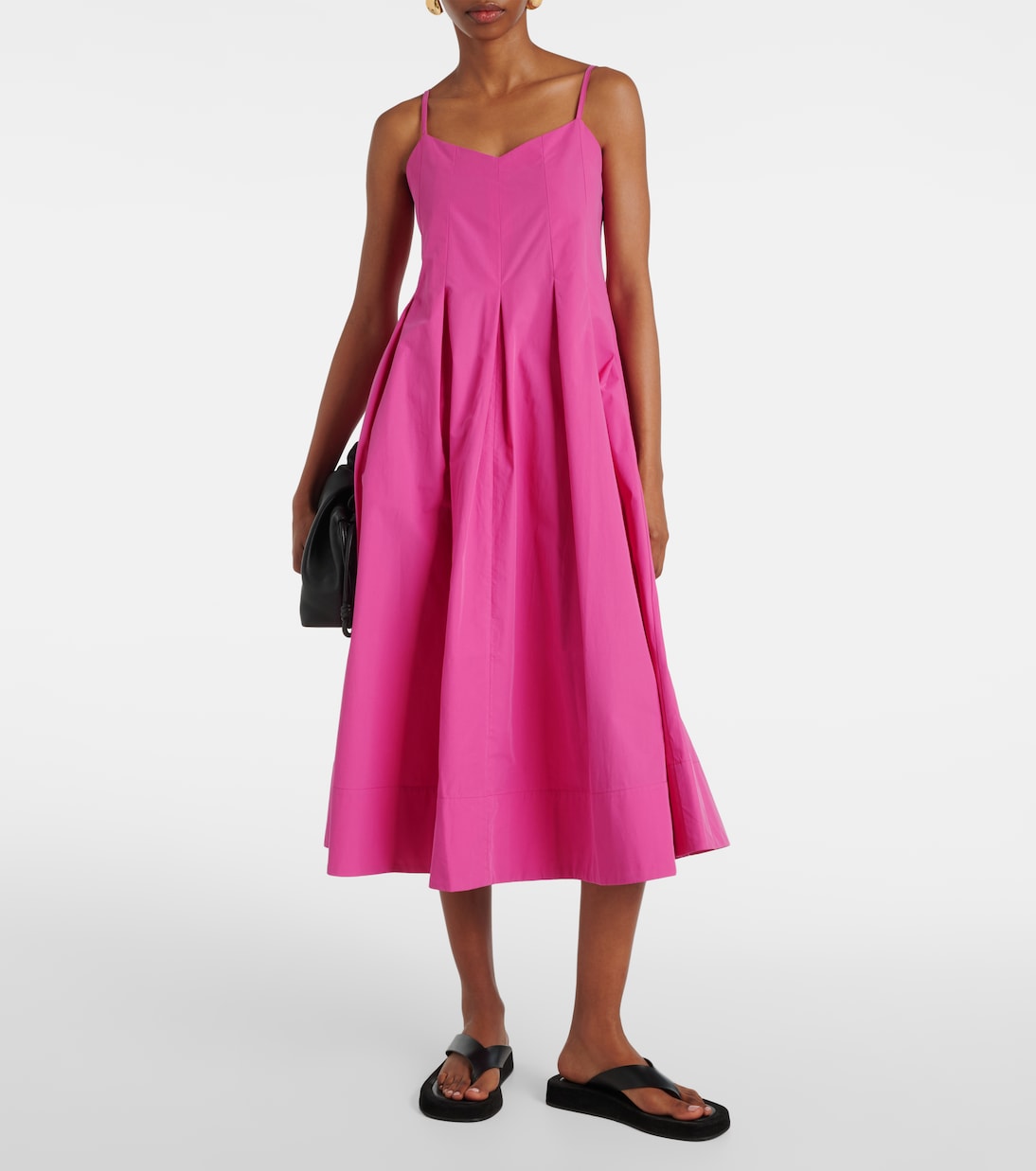 Midikleid Kate aus Baumwolle | Asceno