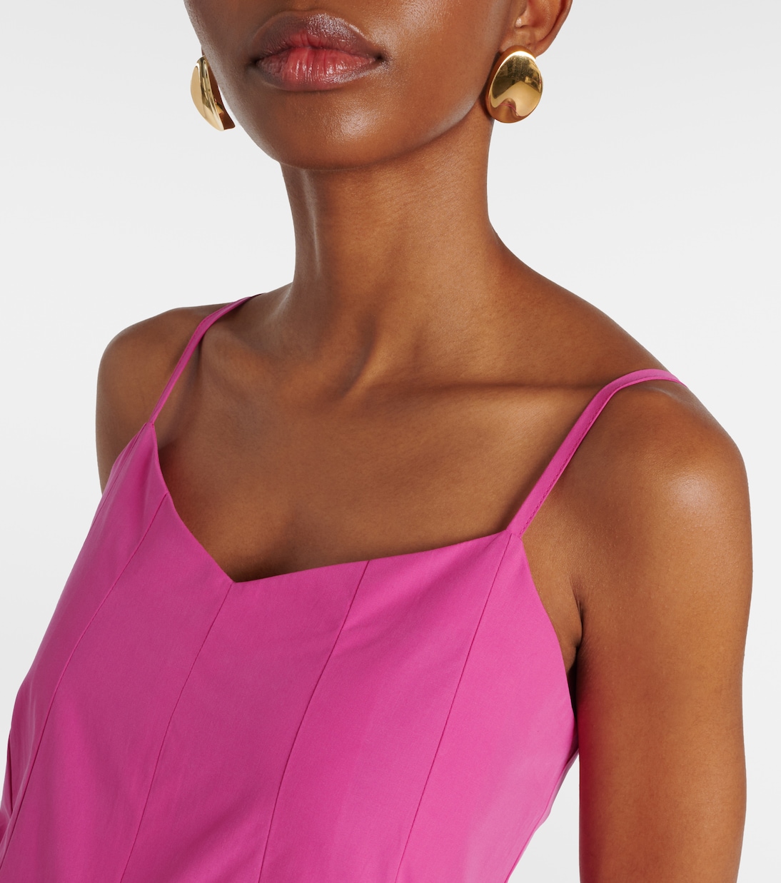 Midikleid Kate aus Baumwolle | Asceno
