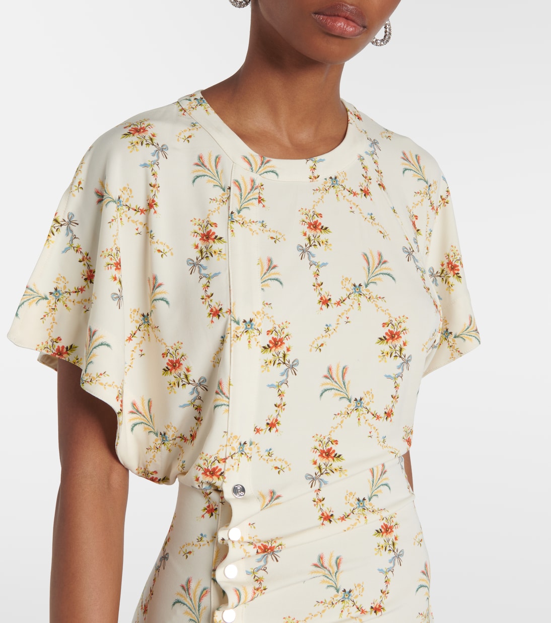Abito midi con stampa | Rabanne