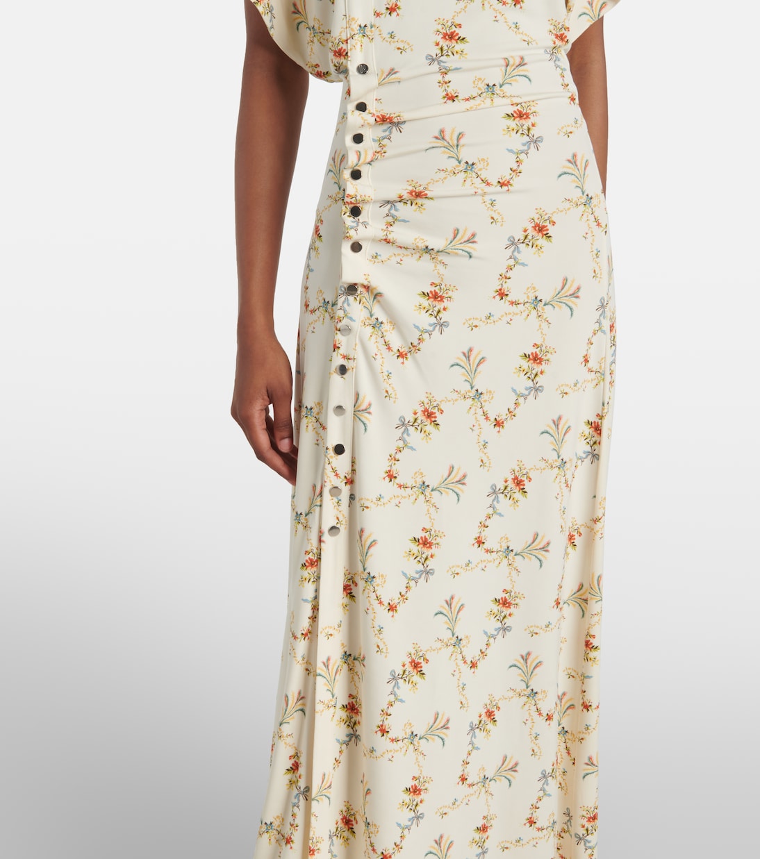 Abito midi con stampa | Rabanne