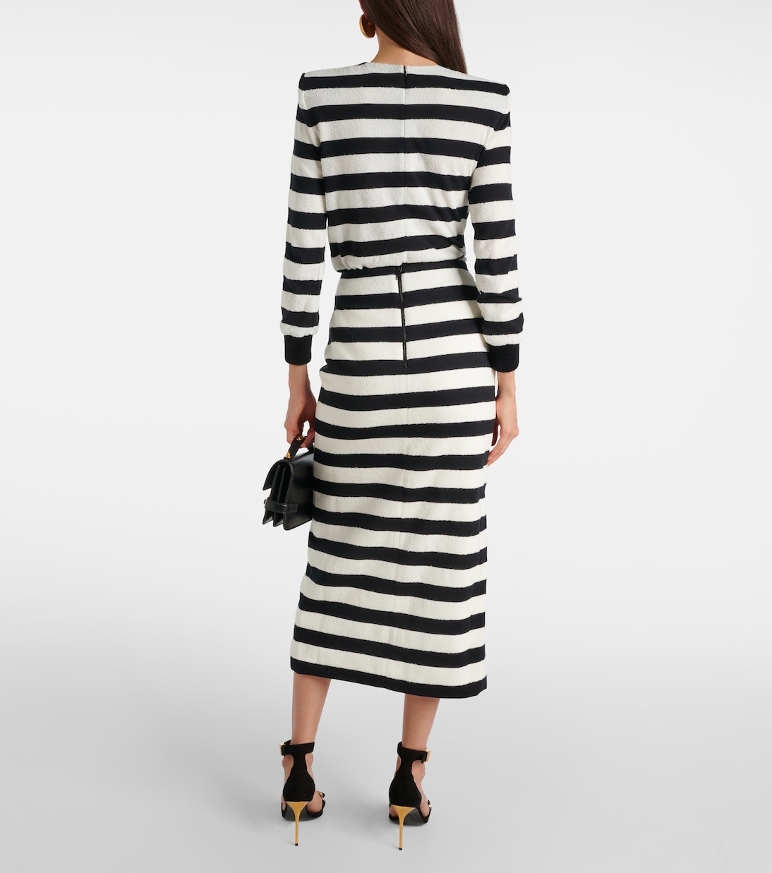 Gonna midi a righe | Balmain