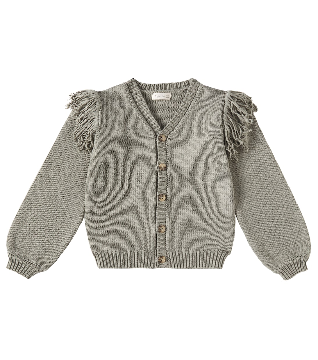 Cardigan in cotone con frange | Rylee + Cru