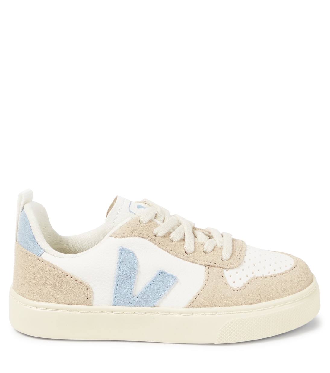 V-10 suede-trimmed leather sneakers | Veja Kids