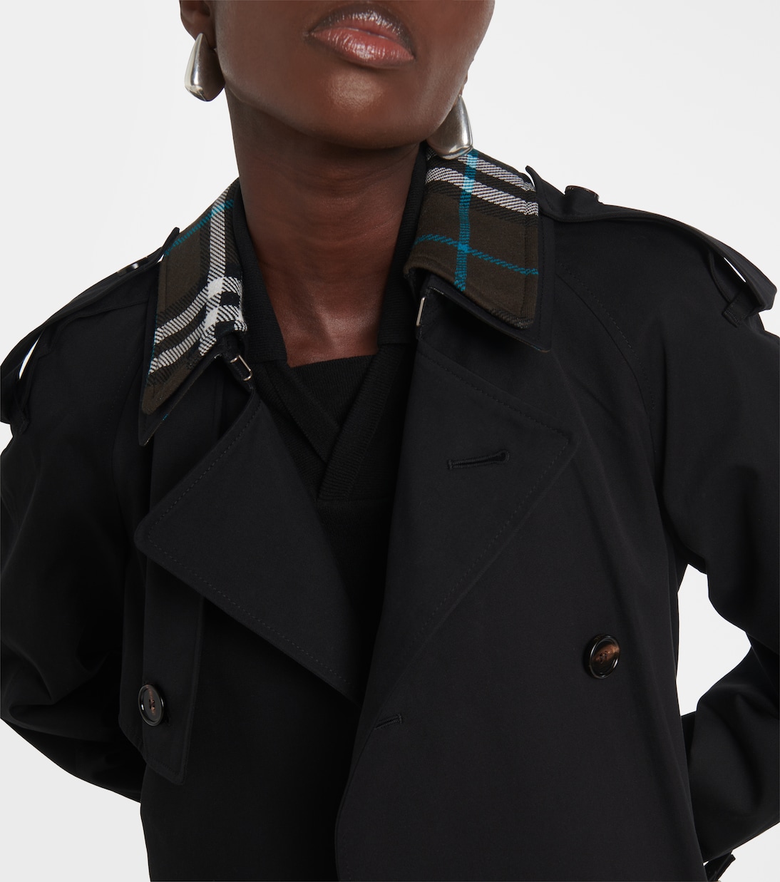 Trench in gabardine di cotone | Burberry