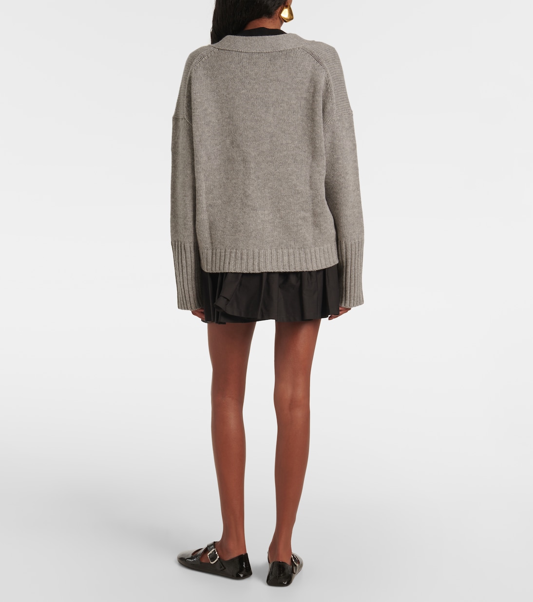 Wool and cashmere cardigan | Jardin des Orangers