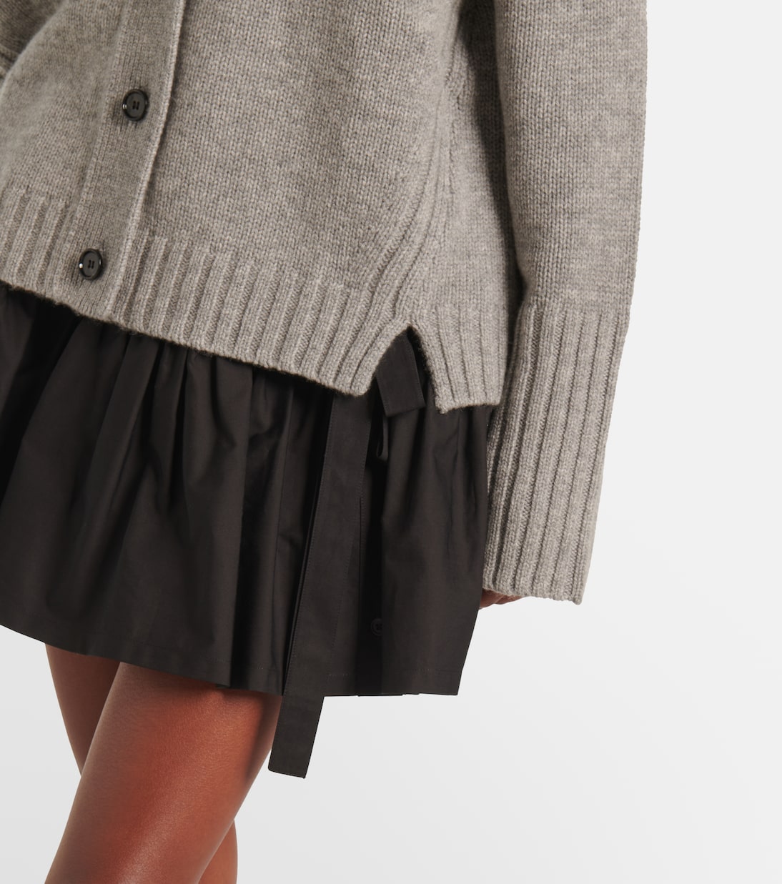 Wool and cashmere cardigan | Jardin des Orangers