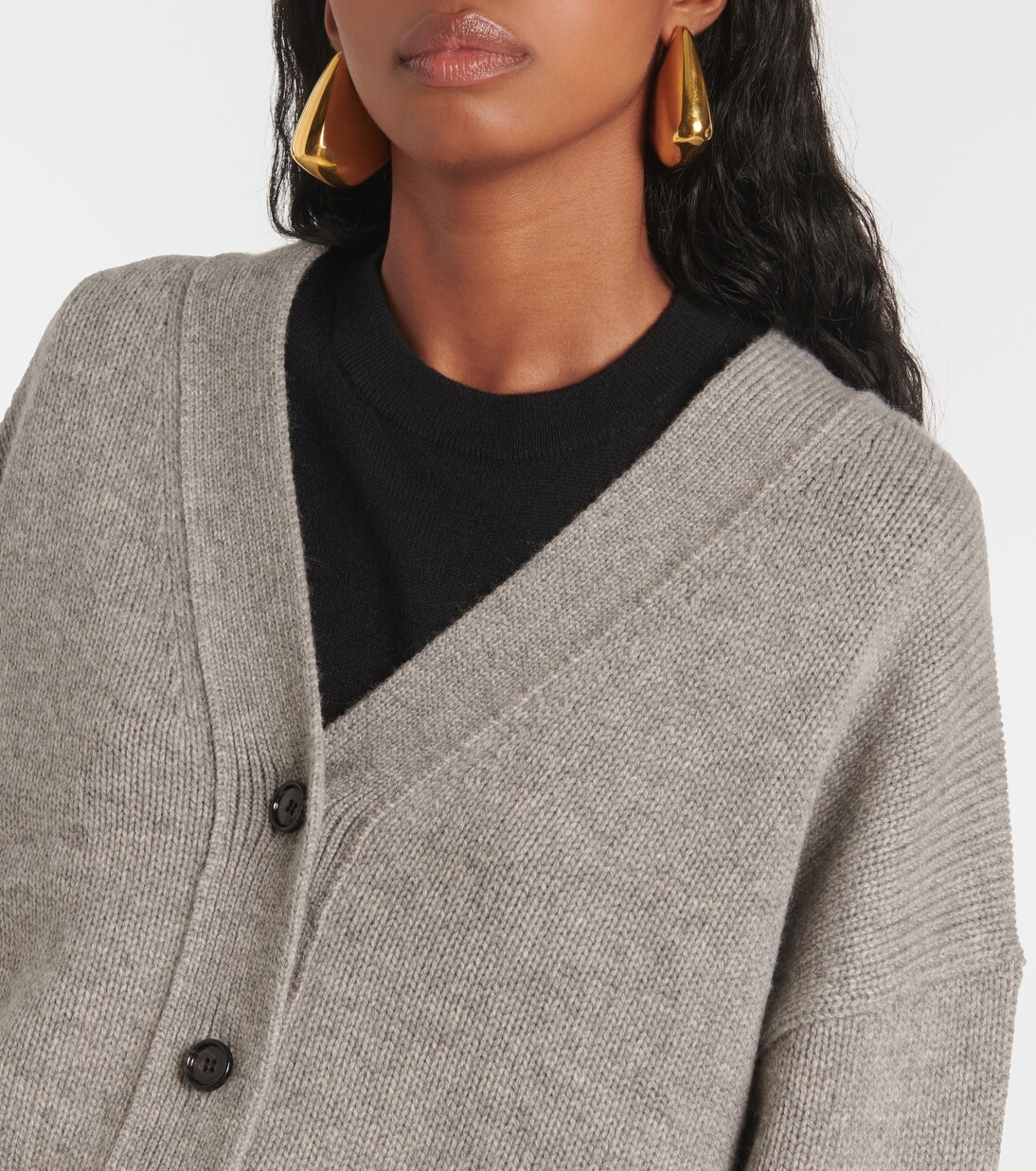 Wool and cashmere cardigan | Jardin des Orangers