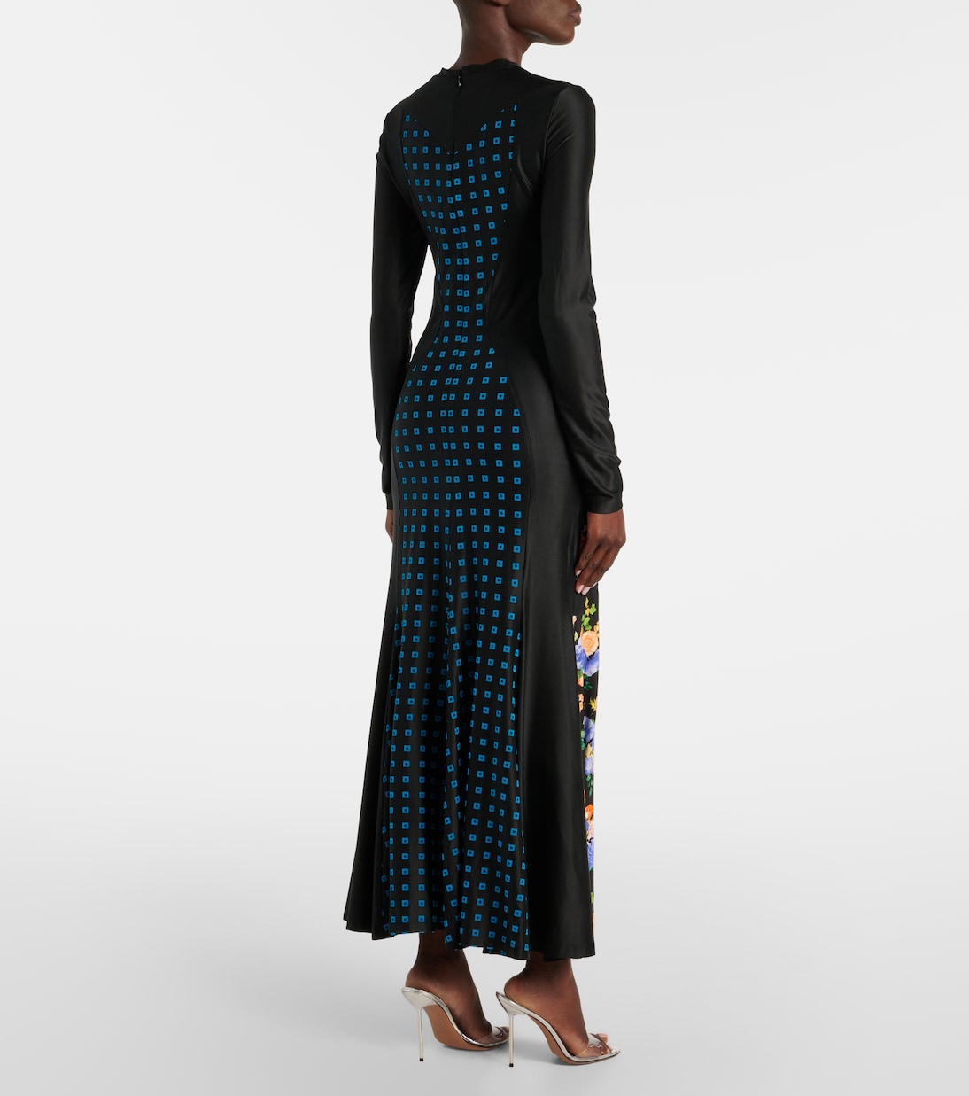 Robe longue à fleurs | Rabanne