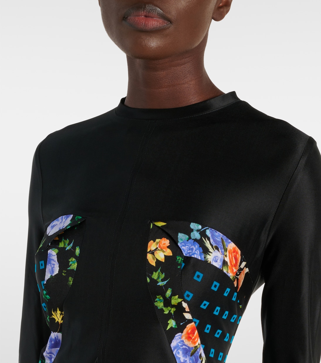 Robe longue à fleurs | Rabanne