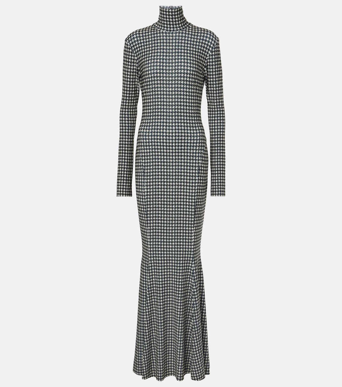 Houndstooth gown | Norma Kamali