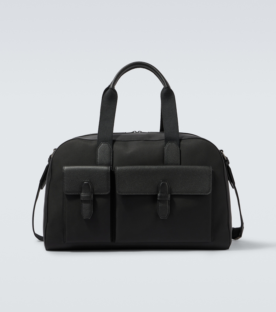Weekender mit Leder | Brioni