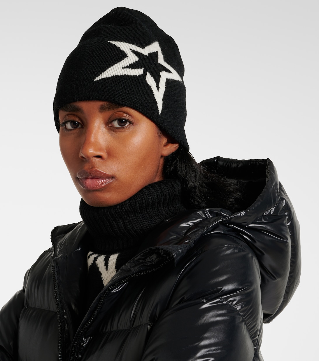 Printed wool beanie | Perfect Moment