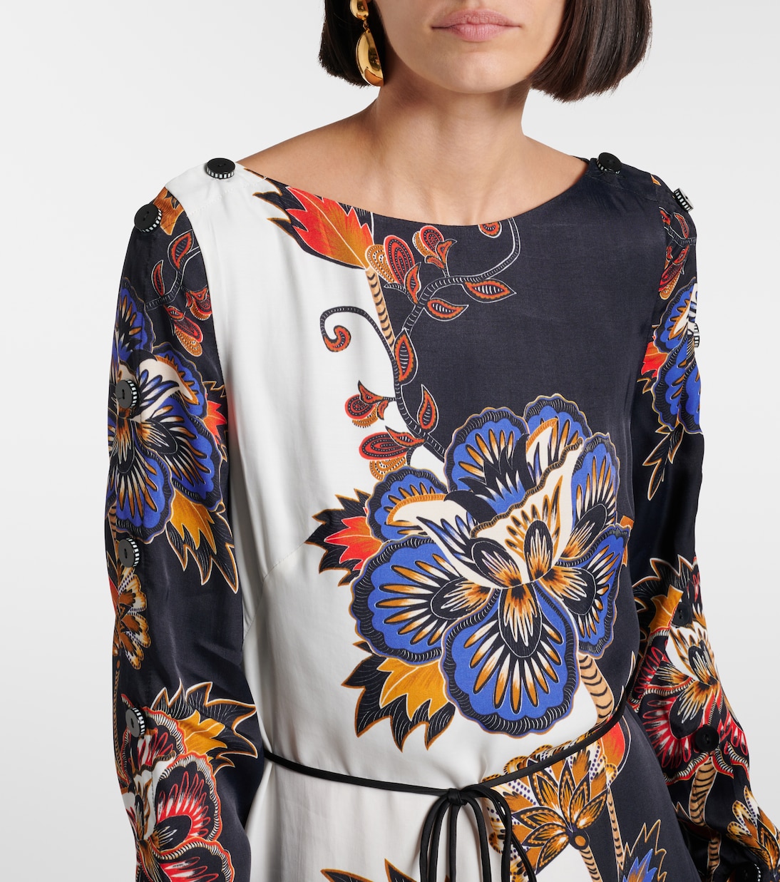 Vestido Largo Estampado Floral de Farm Rio para Jóvenes Modernos