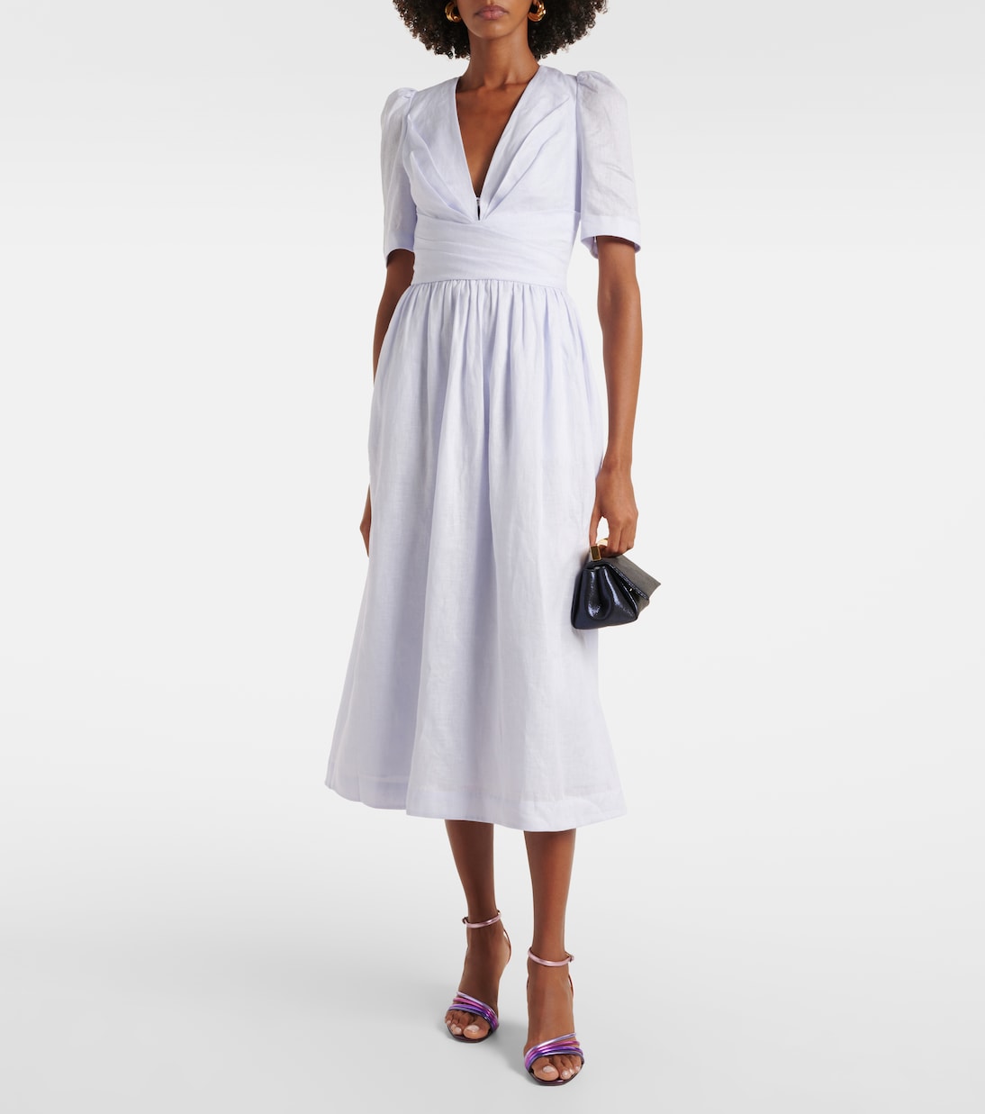 Abito midi in lino | Zimmermann