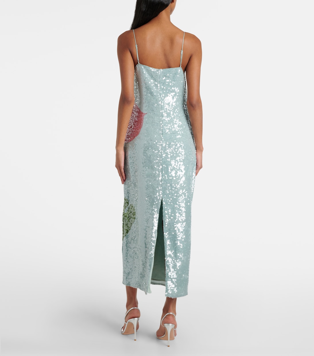 Vestido lencero Anthurium con lentejuelas | Farm Rio