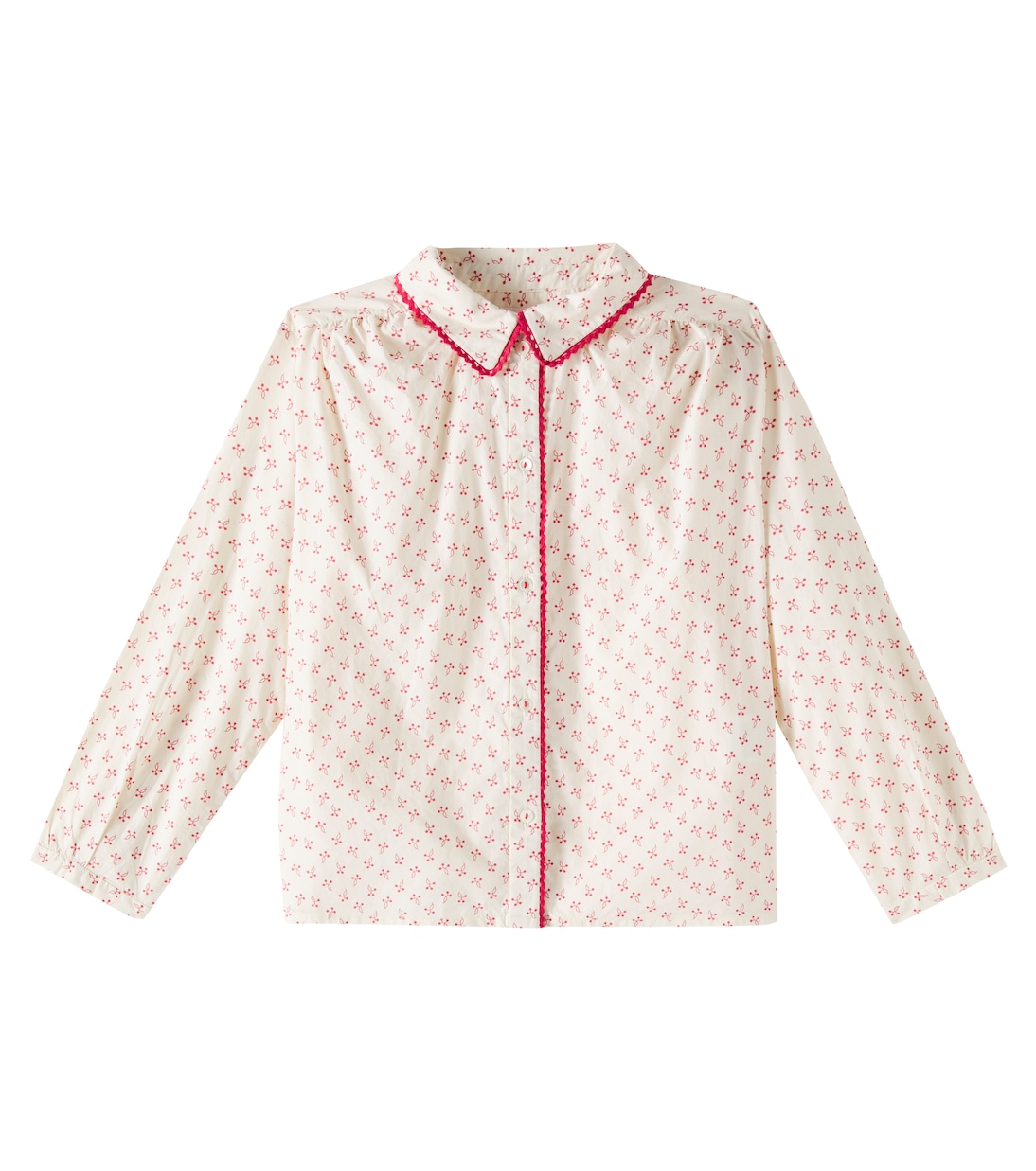 Bedruckte Bluse Basiline aus Baumwolle | Bonpoint