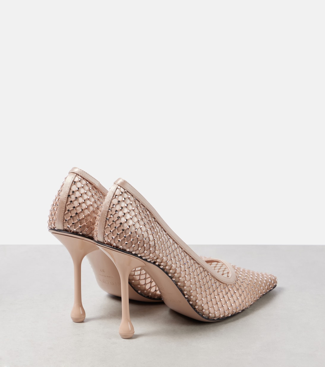 Scarpe con tacco JIMMY CHOO Ixia 95 in mesh decorato per uno stile giovane e audace